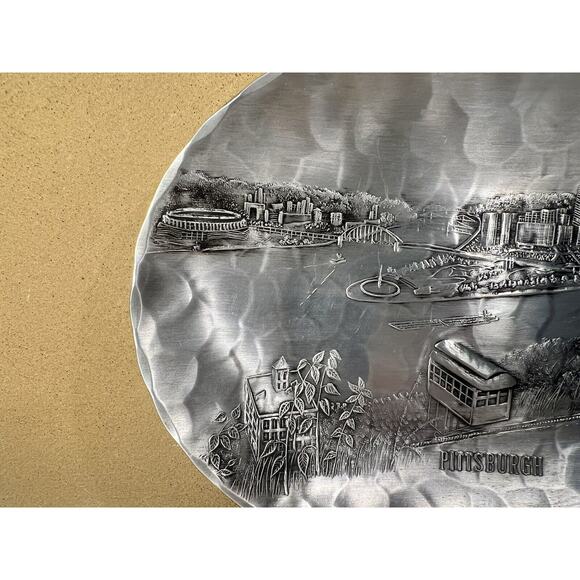 Wendell August Forge Hand Forged Metal Pittsburgh PA Plate - Picture 4 of 11